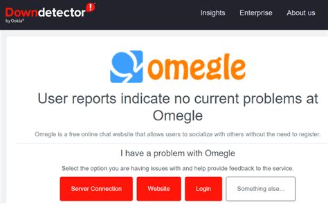 omegle error connecting to server|omegle gone wrong.